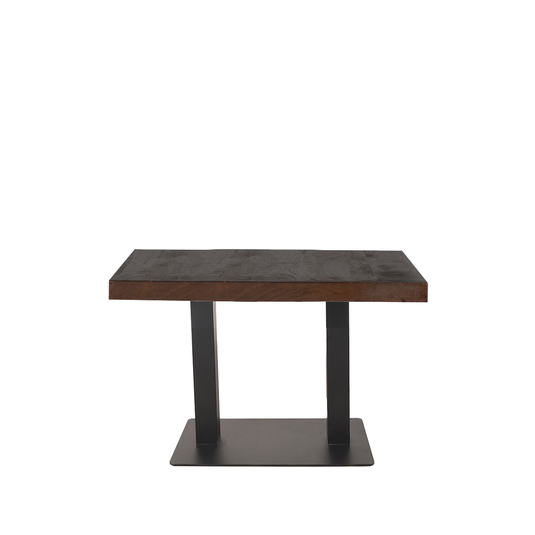 Stehtische Bartafel - Espresso - Braun - Mangoholz - Industriell - LABEL51