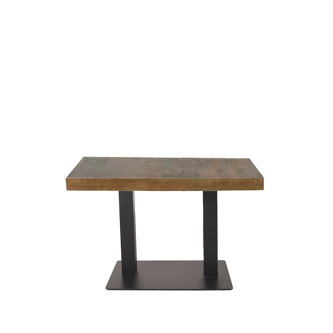 Stehtische Bartafel - Nature - Braun - Mangoholz - Industriell - LABEL51