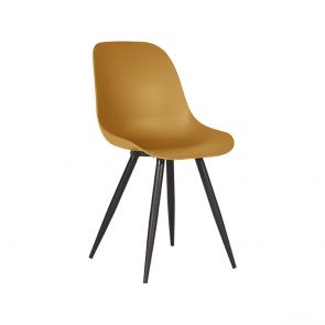Eetkamerstoel Monza Oker PP 46x54x88 Cm Perspectief2