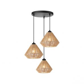 Hangelampe Ibiza Diamond 3-Leuchte 30x30x150 cm