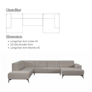 U-Sofa Nero