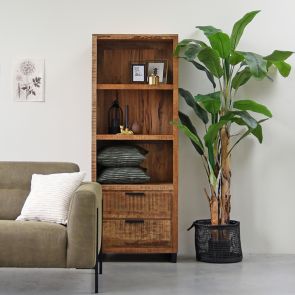 Bucherregal Glasgow 70x45x185 cm