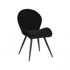 Eetkamerstoel Sky Zwart Teddy 51x64x87 cm 1