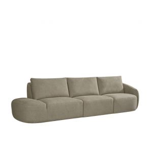 Sofa Rocca 4-Sitzer + Ottomane Links