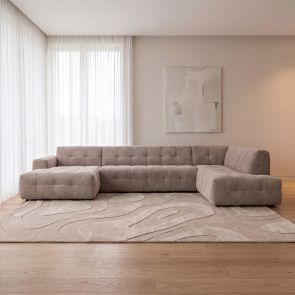 U-Bank Lorenzo Rechts 382x220x77 cm
