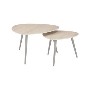 Salontafelset Alba 84x77x45 cm