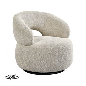 Draaifauteuil Nusenna 82x81x73 cm