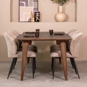 Eettafel Fly 160x90x76 cm
