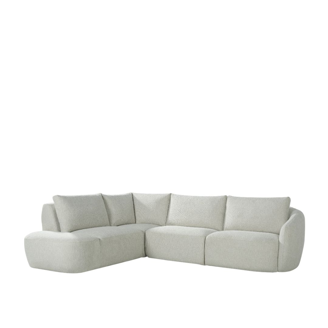Sofa Rocca - Armlehne - Natural Beige - Stoff - Design - LABEL51