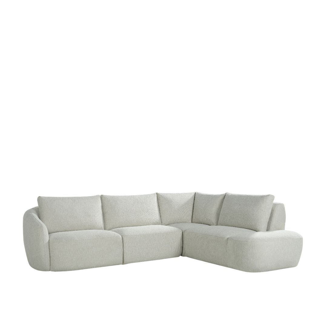 Sofa Rocca - Armlehne - Natural Beige - Stoff - Design - LABEL51