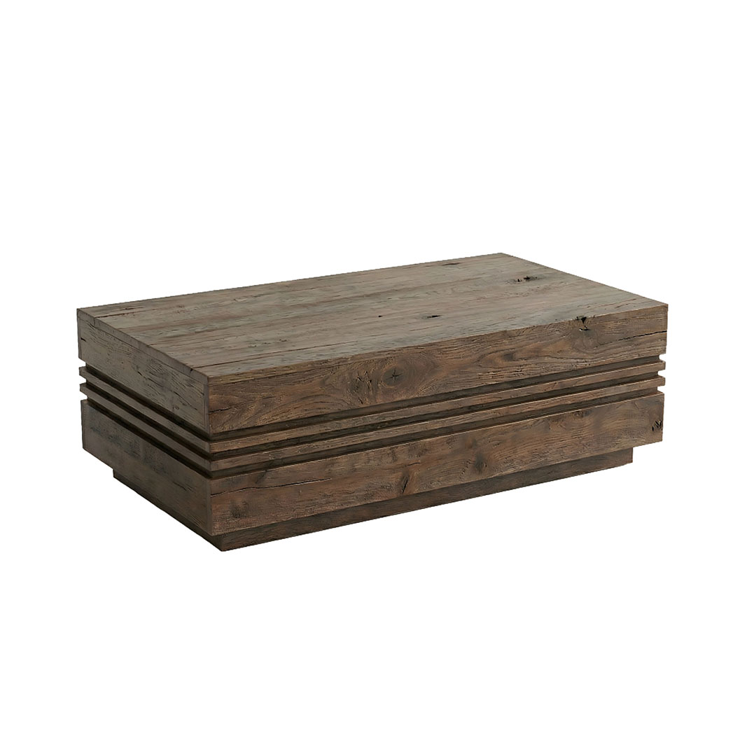 Couchtische I_Notch - Espresso - Braun - Mangoholz - LABEL51