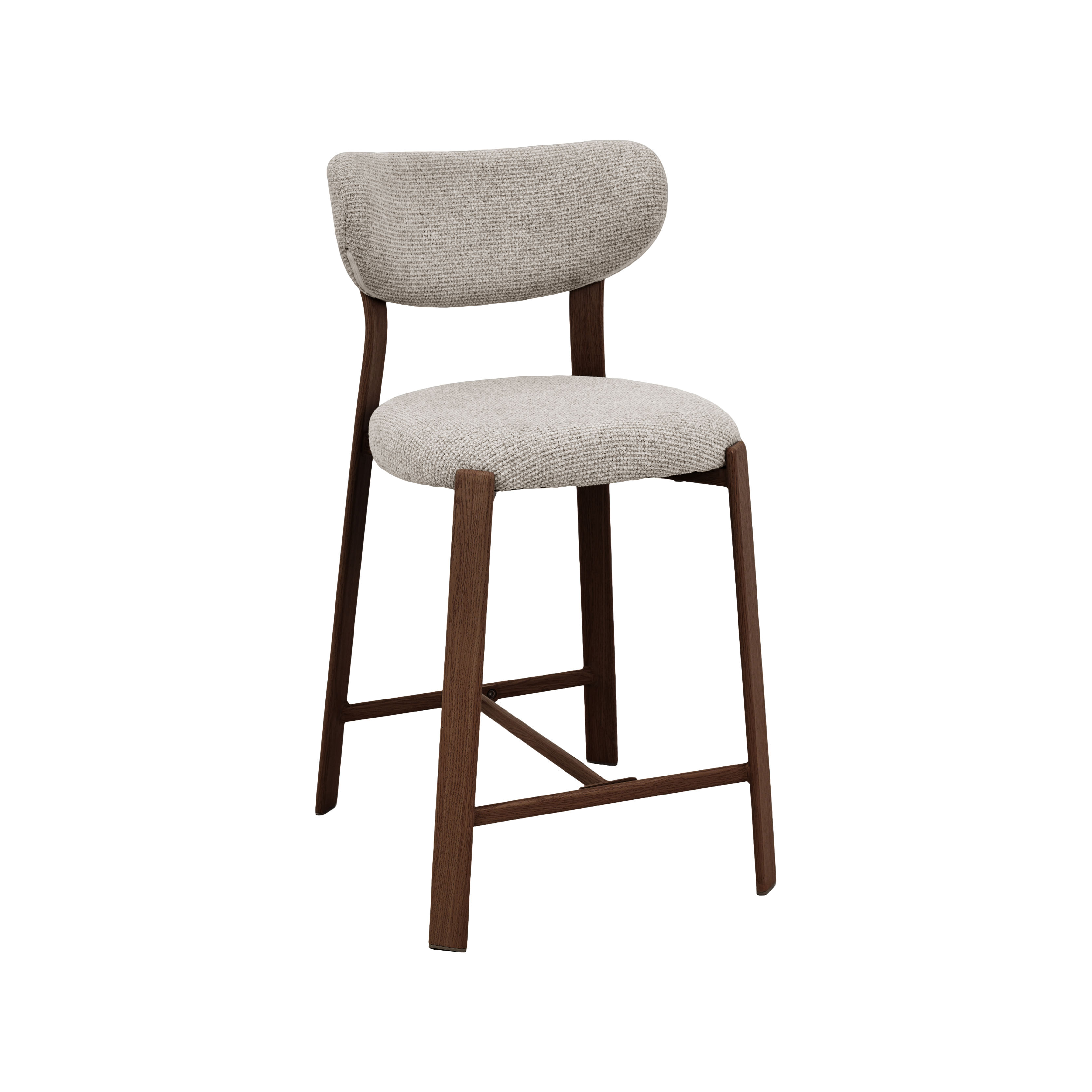 Barhocker I_Mika - Ohne Armlehne - Laag - Beige - Natural Beige - Prestige - LABEL51