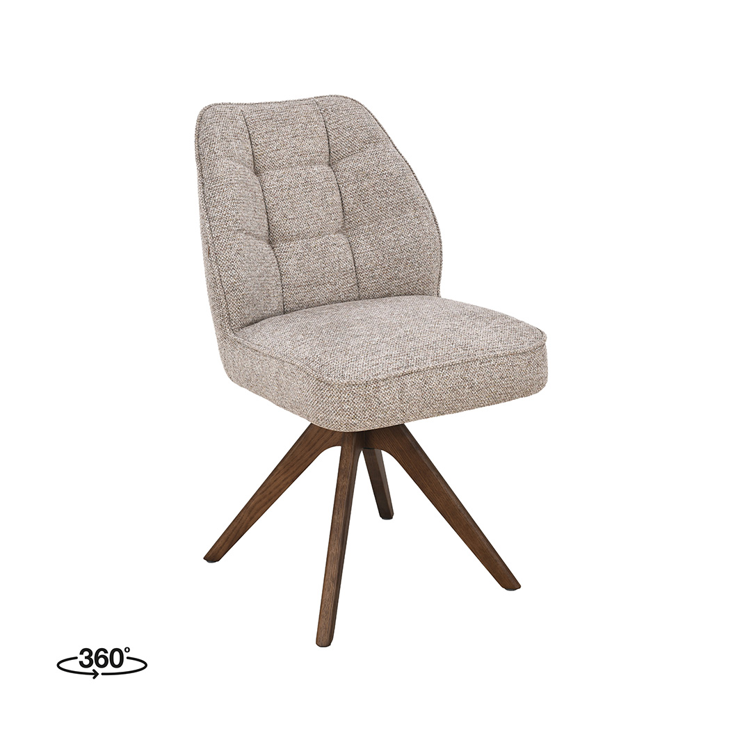 Esszimmerstühle I_Yuto - Ohne Armlehne - Natural Beige - Geweven - LABEL51