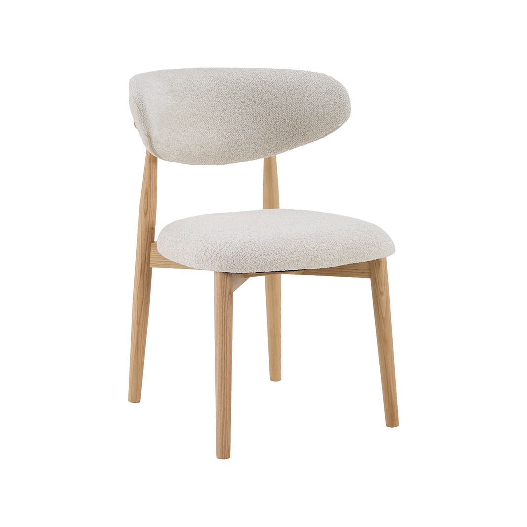 Esszimmerstühle I_Kyoto - Ohne Armlehne - Natural Beige - Geweven - LABEL51