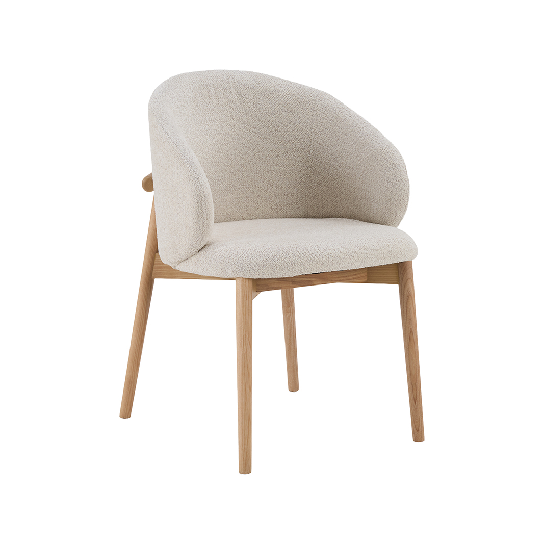 Esszimmerstühle I_Nagano - Ohne Armlehne - Natural Beige - Geweven - LABEL51