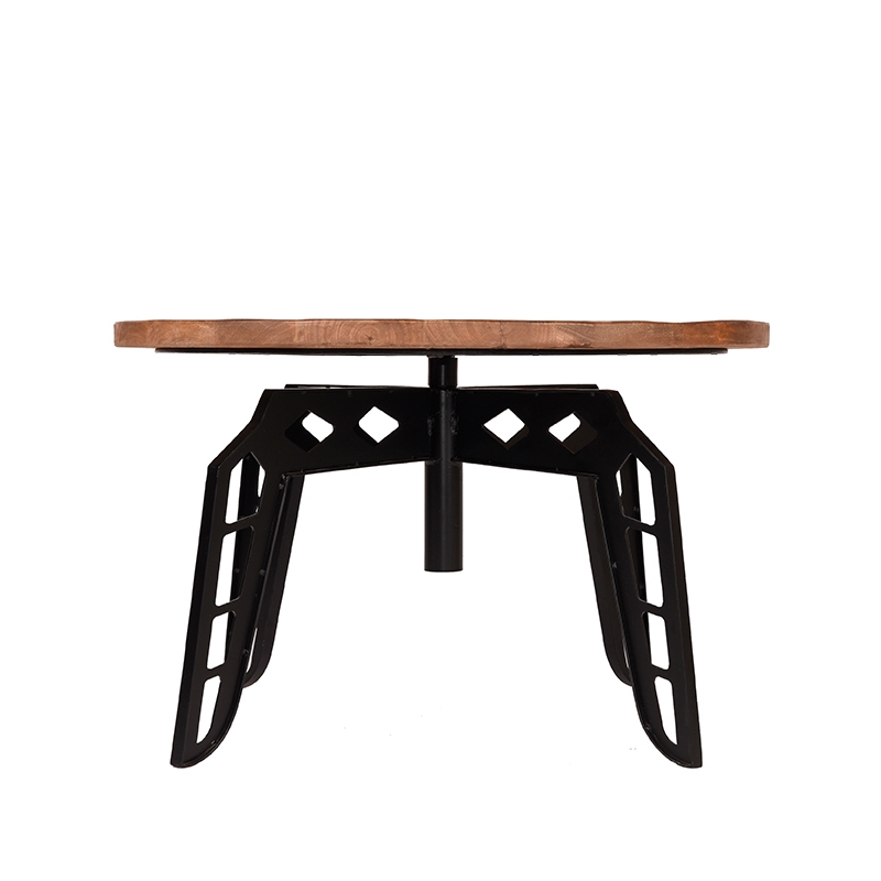 Couchtische I_Pebble - Rund - Rough - BRUIN - - Industriell - LABEL51