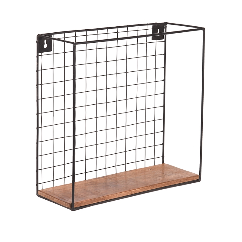 Wandregale I_Firm - Rough - Braun - Mangoholz - Industriell - LABEL51