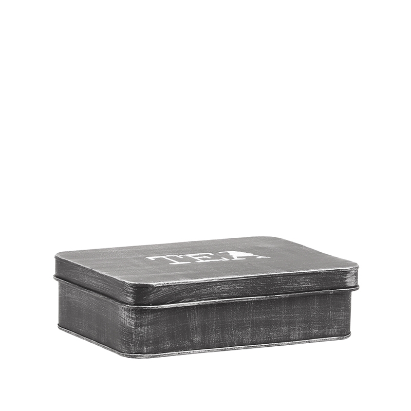 Dekoration I_Theedoos - Schwarz - ZWART - - Industriell - LABEL51