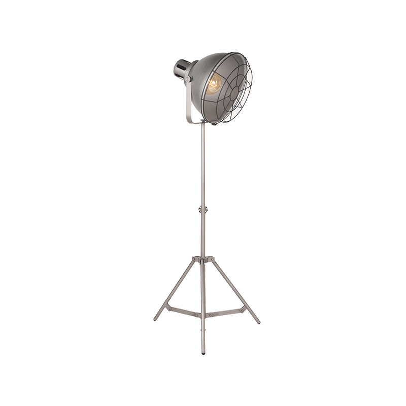 Bodenlampe I_Max - Burned Steel - GRIJS - - Industriell - LABEL51