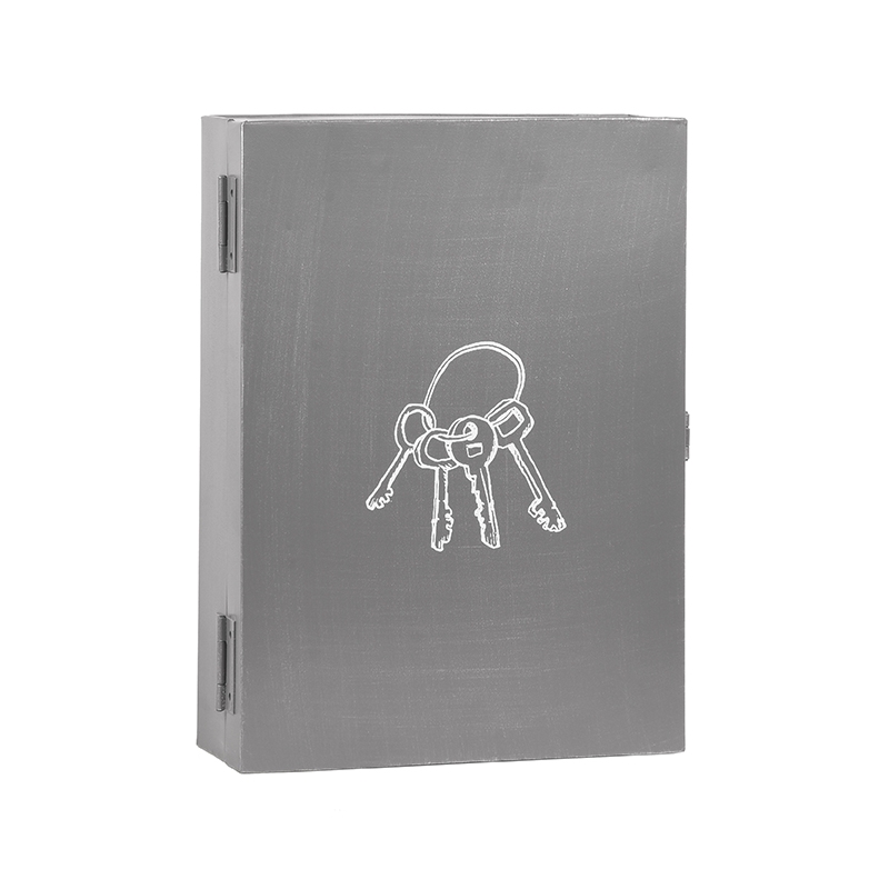 Wandschmuck I_Sleutelkastje - Antik grau - GRIJS - - Industriell - LABEL51