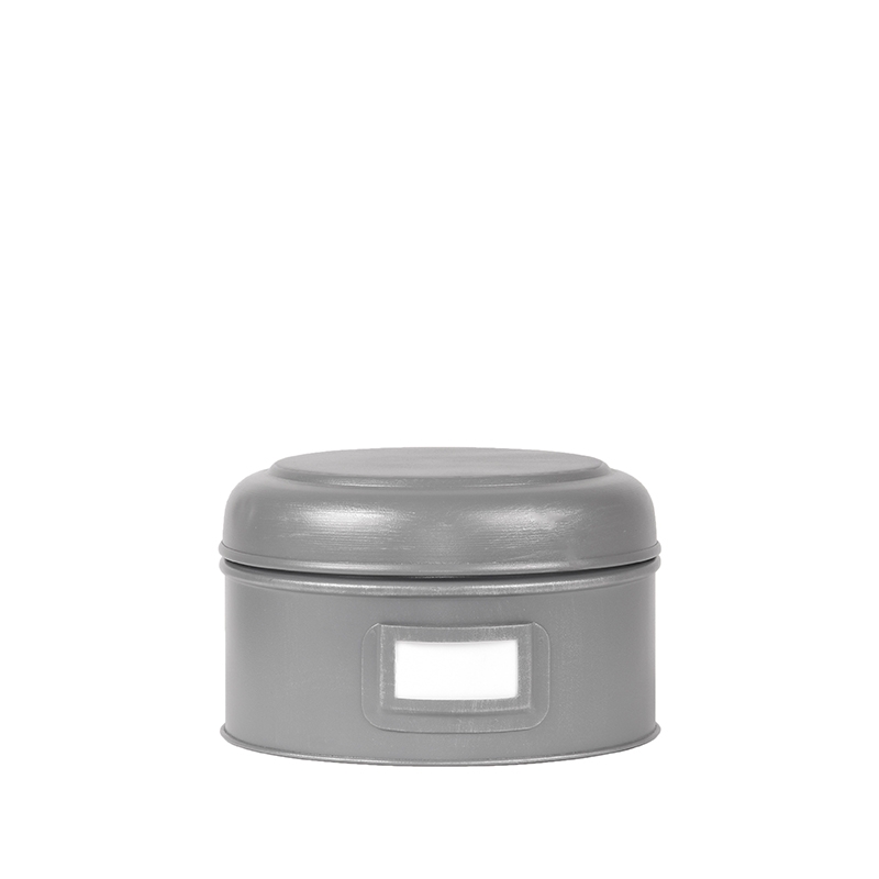 Aufbewahrungsbox I_Opbergblik - Antiek Grijs - Grau - Metall - Industriell - LABEL51