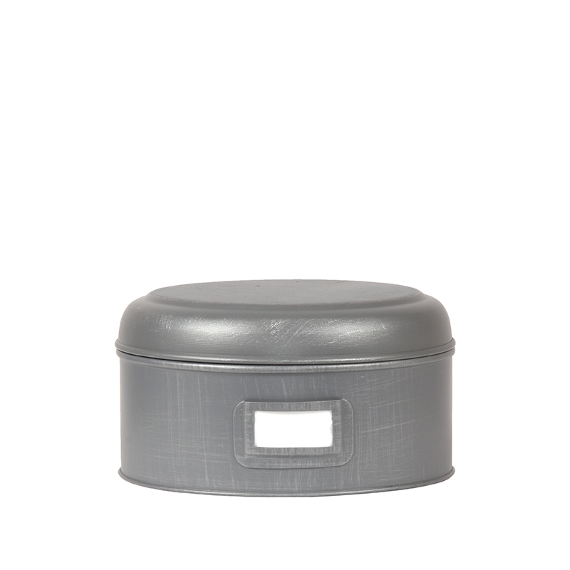 Aufbewahrungsbox I_Opbergblik - Antik grau - GRIJS - - Industriell - LABEL51