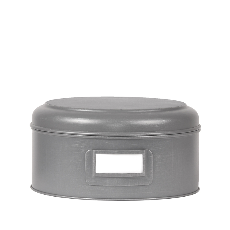Aufbewahrungsbox I_Opbergblik - Antik grau - GRIJS - - Industriell - LABEL51