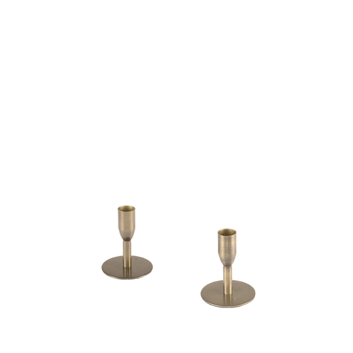 Dekoration I_Kandelaars - Antikes gold - GEEL - Metall - Design - LABEL51