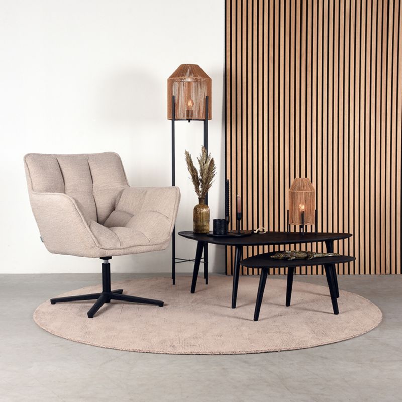 Couchtische I_Rock - Geometrisch - Schwarz - ZWART - - Modern - LABEL51