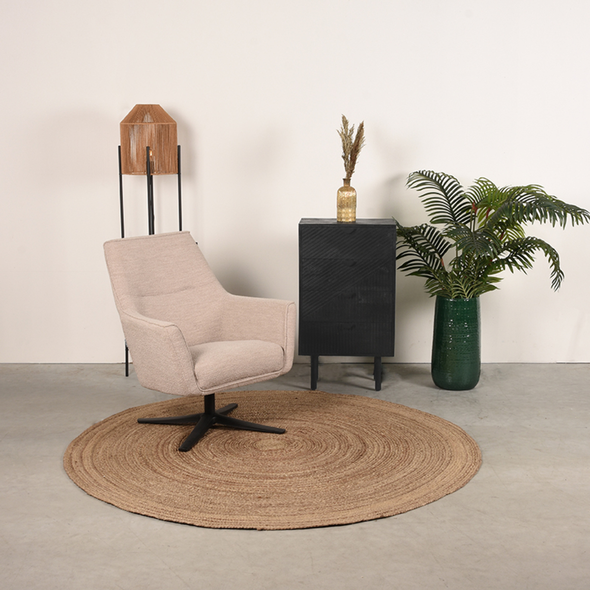 Kommode I_Cotia - Schwarz - ZWART - - Modern - LABEL51