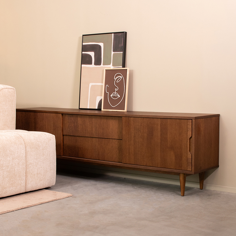 TV-Schrank I_Jule - Nussbaum - Braun - Eiche - Minimalistisch - LABEL51