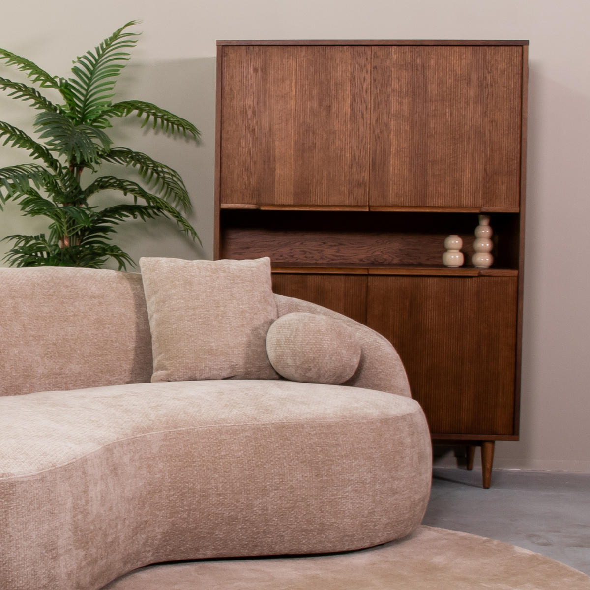 Schrank I_Jule - Nussbaum - BRUIN - - Minimalistisch - LABEL51