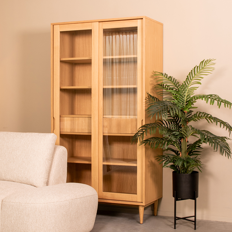 Vitrine I_Jule - Natürlich - Eiche - Skandinavisch - LABEL51