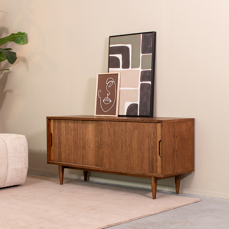 TV-Schrank I_Jule - Nussbaum - BRUIN - - Minimalistisch - LABEL51