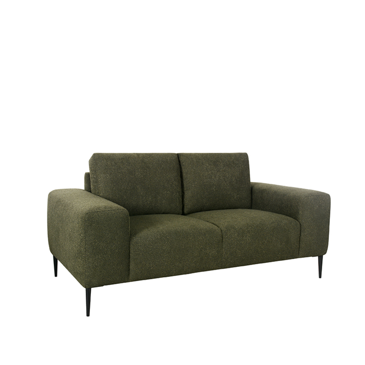 Sofa I_Ferraro - Armlehne - Hunter - GROEN - Boucle - Industriell - LABEL51