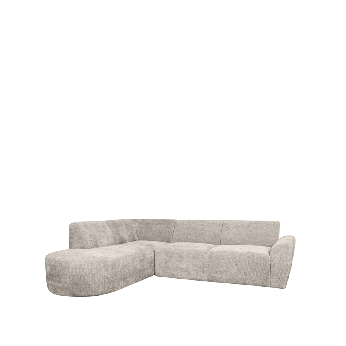 Ecksofa I_Espen - Links Voorstaand - Armlehne - Natural Beige - NATUREL - Elite - Minimalistisch - LABEL51