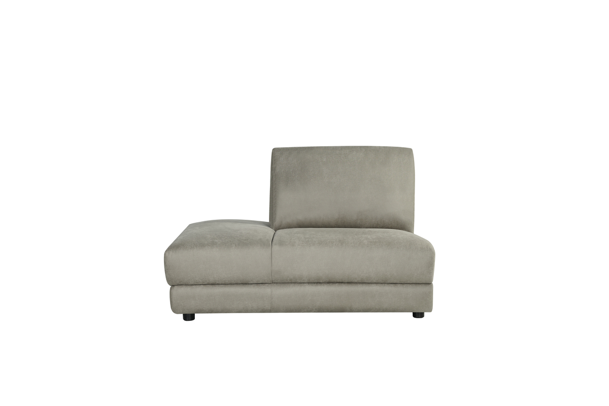 Sofa I_Tivoli - Taupe - Braun - Kunstleder - Modern - LABEL51