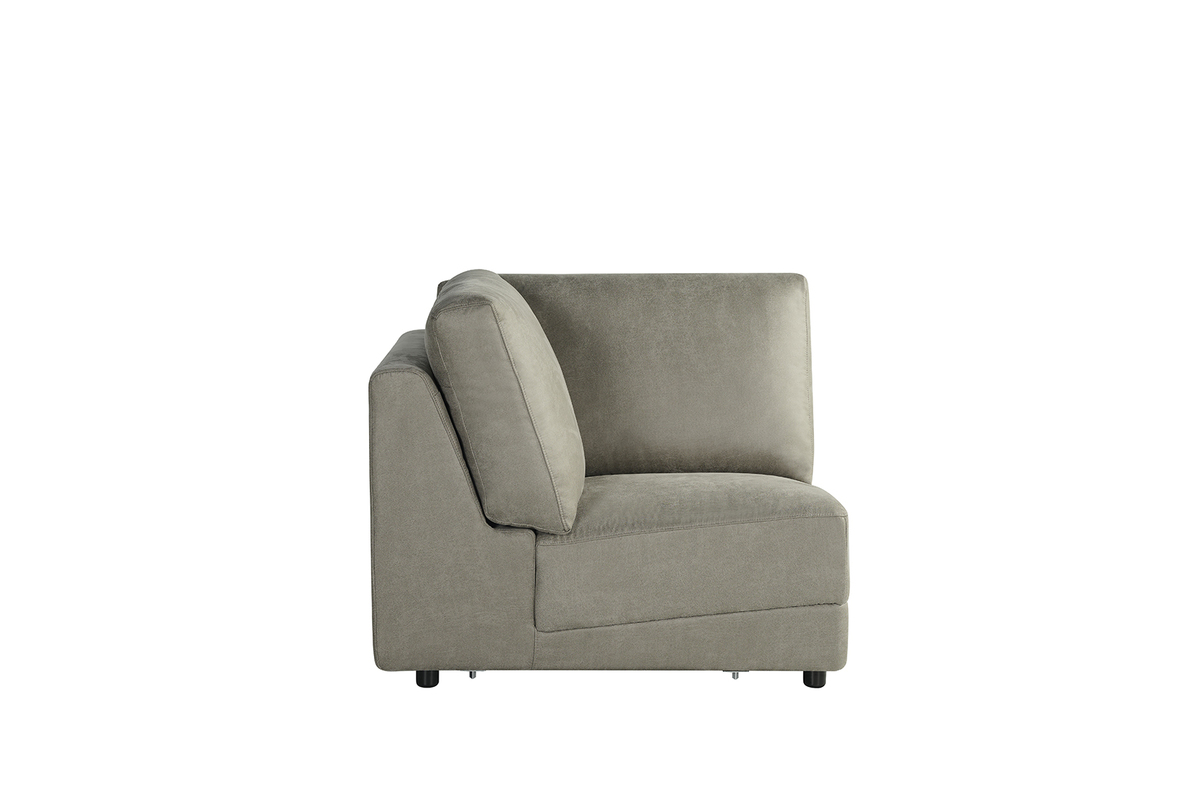 Sofa I_Tivoli - Taupe - BRUIN - Micro Suede - Modern - LABEL51