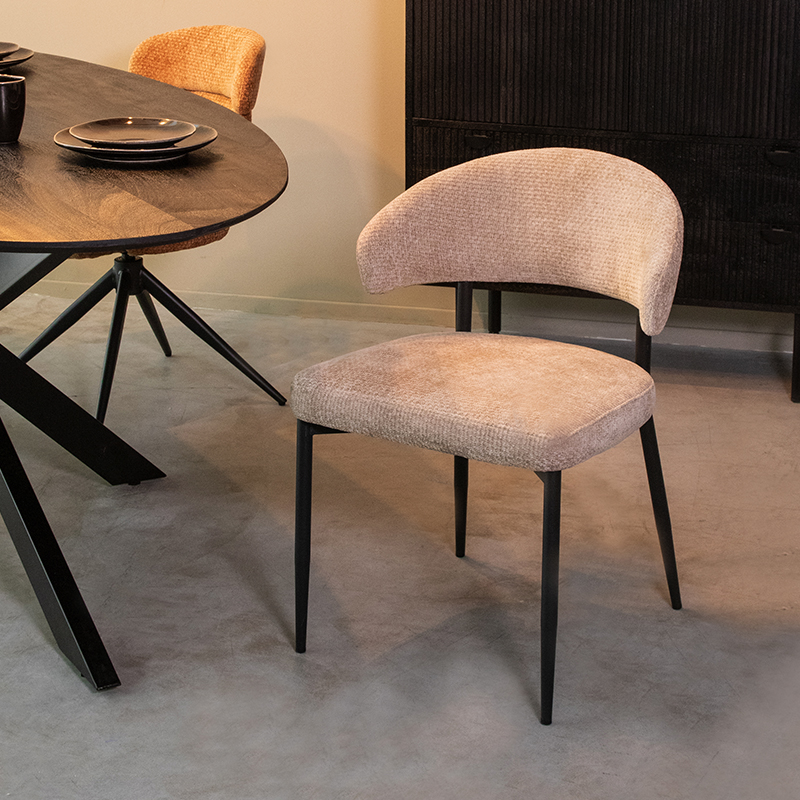 Esszimmerstühl I_Bliss - Armlehne - Clay - BRUIN - Elite - Ländlich - LABEL51