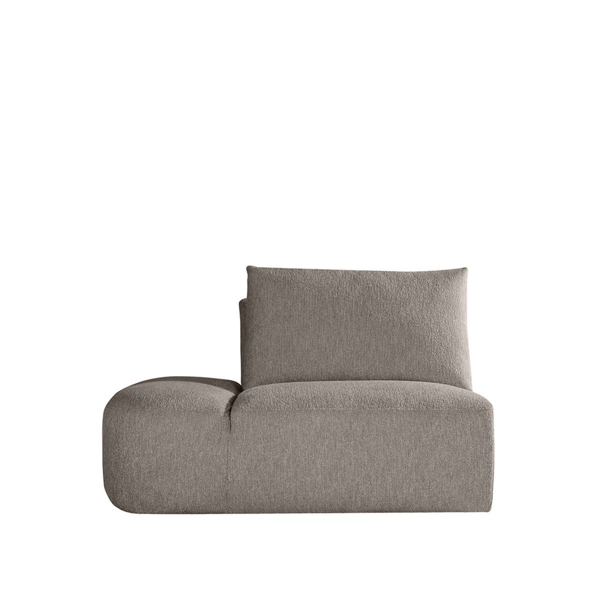 Sofa I_Rocca - Taupe - Braun - Geweven - Ländlich - LABEL51