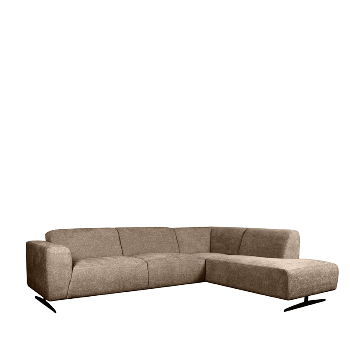 Ecksofa I_Rodano - Hoekbank Rechts - Armlehne - Hunter - Grün - Chenille - Modern - LABEL51
