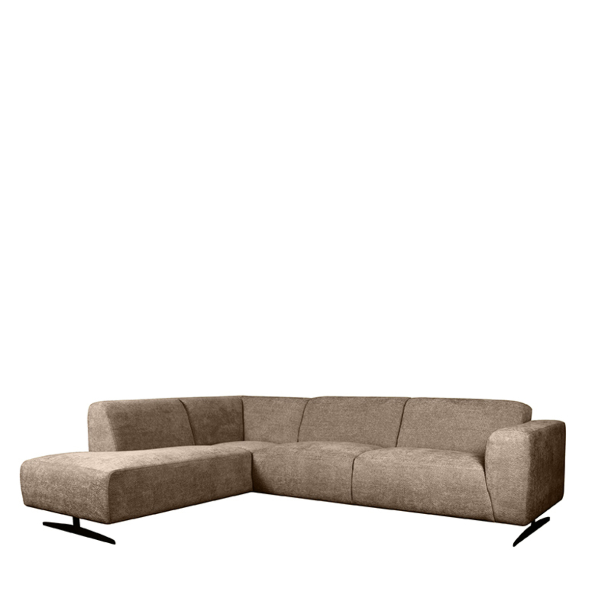 Ecksofa I_Rodano - Hoekbank Links - Armlehne - Hunter - Grün - Chenille - Modern - LABEL51