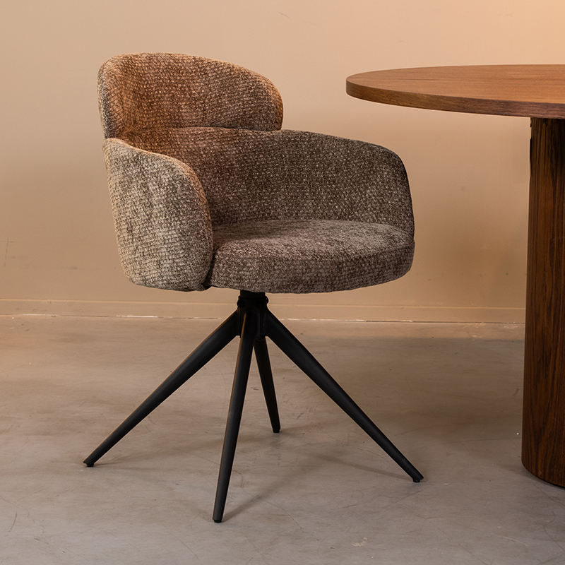 Esszimmerstühl I_Levi - Armlehne - Hunter - Grün - Elite - Modern - LABEL51