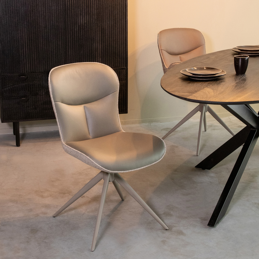 Esszimmerstühl I_Thorben - Ohne Armlehne - Wald - Grün - Microvezel - Design - LABEL51