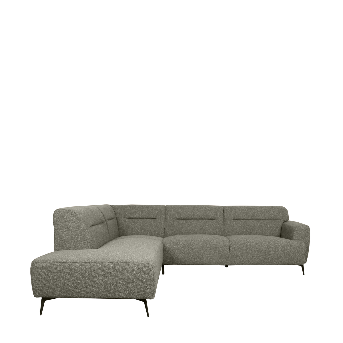 Ecksofa I_Bolzano - Links Voorstaand - Armlehne - Mushroom - BRUIN - - Ländlich - LABEL51