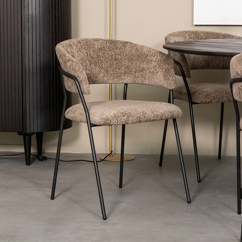 Esszimmerstühl I_Luuk - Ohne Armlehne - Hunter - GROEN - - Modern - LABEL51