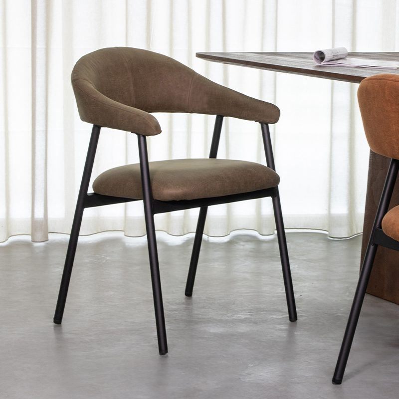 Esszimmerstühl I_Amaze - Armlehne - Moss - GROEN - - Modern - LABEL51