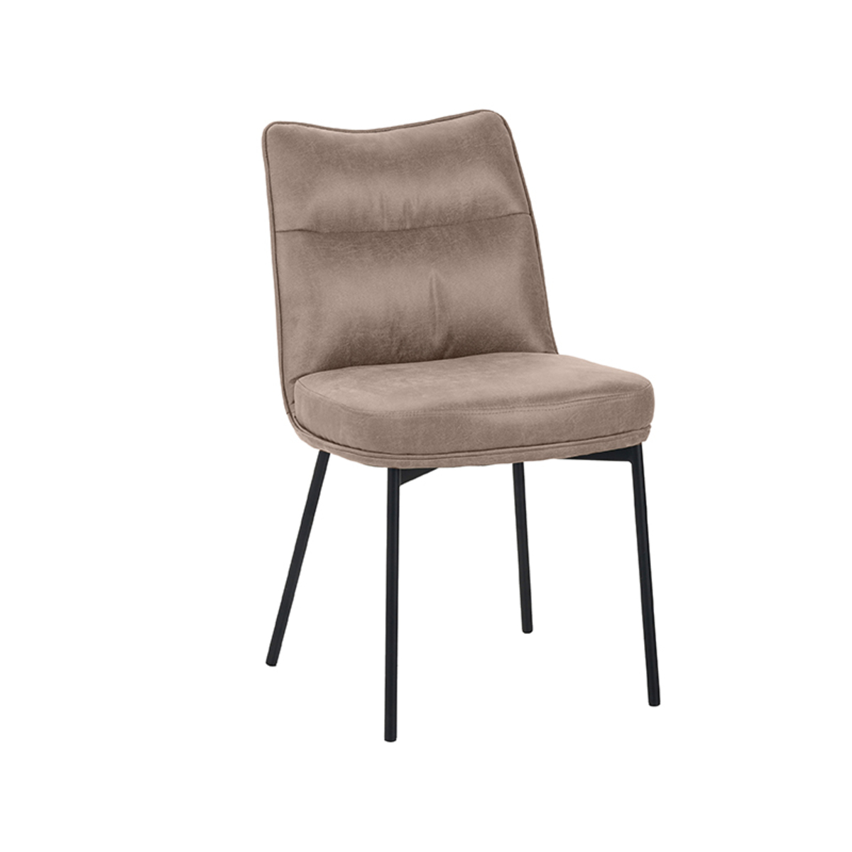 Esszimmerstühl I_Lennon - Ohne Armlehne - Taupe - BRUIN - - Modern - LABEL51