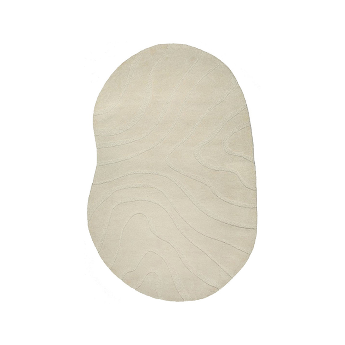 Teppich I_Goa - Sand - Natürlich - Polyester - Skandinavisch - LABEL51