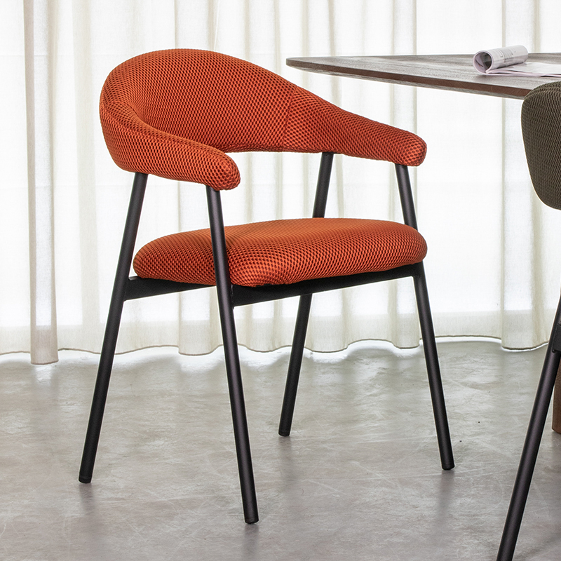 Esszimmerstühl I_Amaze - Armlehne - Rost - Orange - Breathe - Design - LABEL51